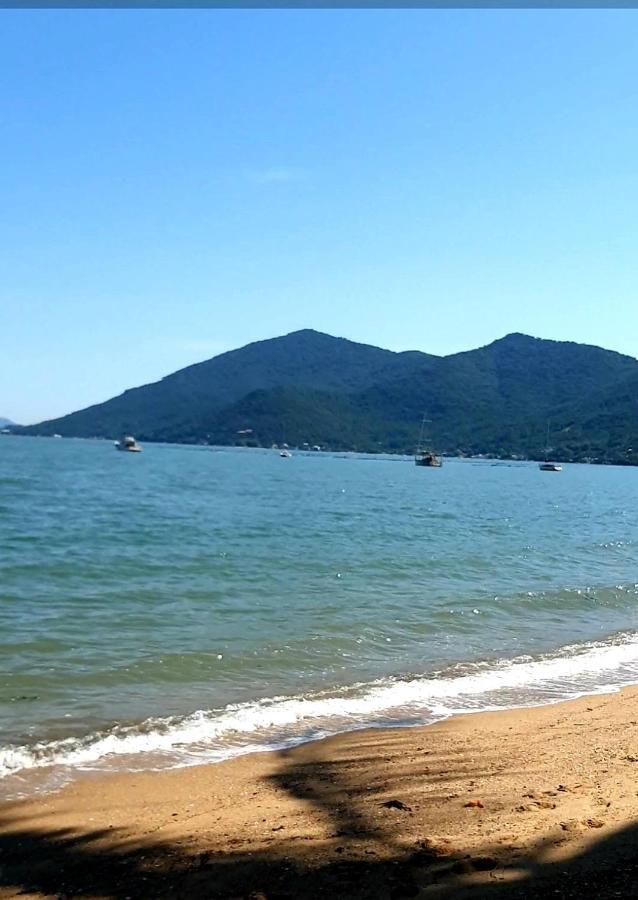 Pe Na Areia, Casa Na Praia De Frente Para O Mar Florianópolis 외부 사진