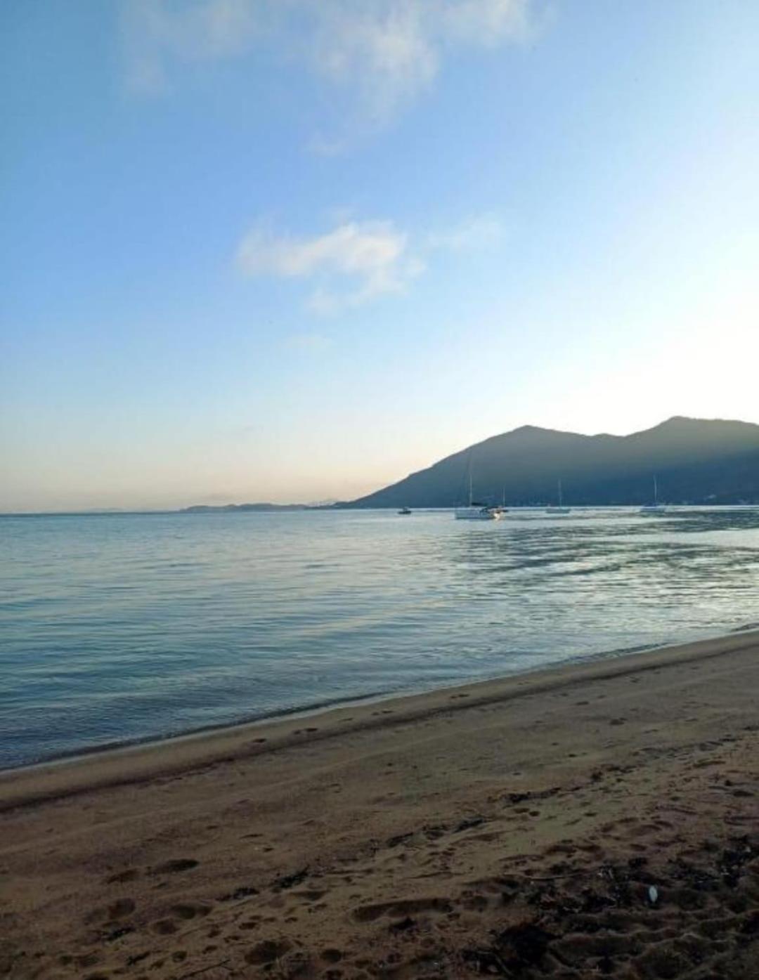 Pe Na Areia, Casa Na Praia De Frente Para O Mar Florianópolis 외부 사진